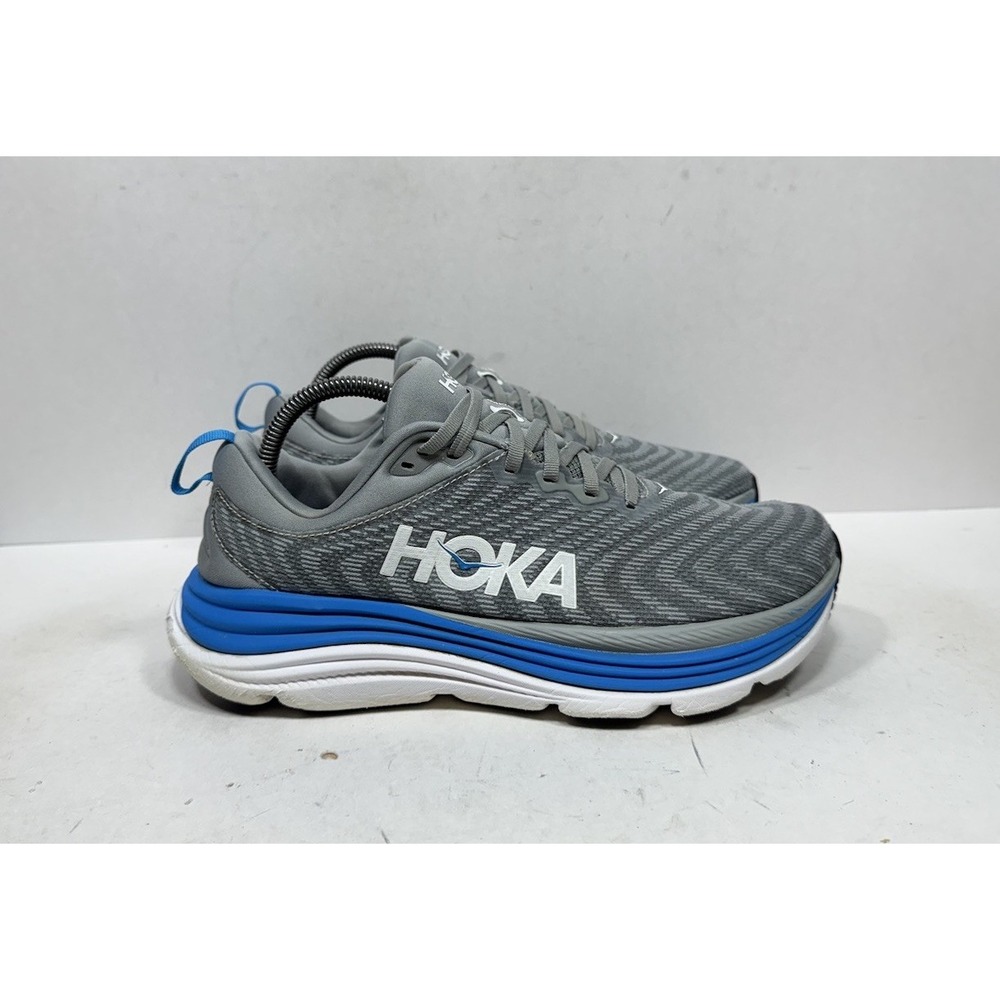 Hoka One One Gaviota 5 Mens Size 8 Wide Blue Glass Running Shoes 1134234 LDVB